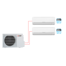 Мультисплит система Mitsubishi Electric MSZ-HJ25VA ER1*3 + MXZ-3HJ50VA ER1